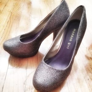 ❗Deal❗{MaddenGirl} Sparkle Round Toe Pumps